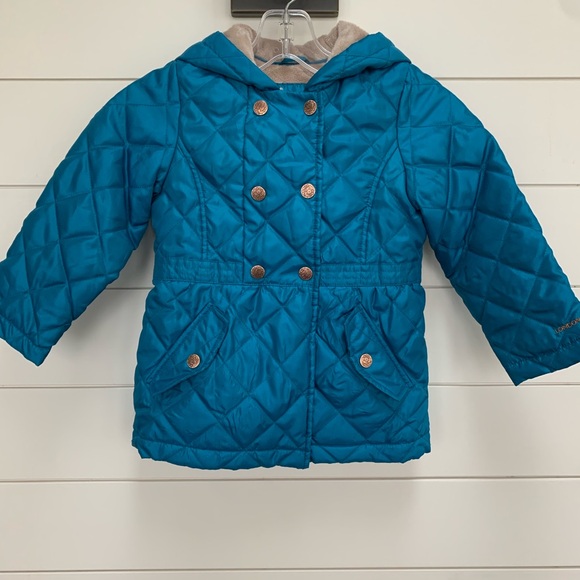 London Fog Other - London Fog Quilted Light Weight Hooded Little Girls Coat Size 4T